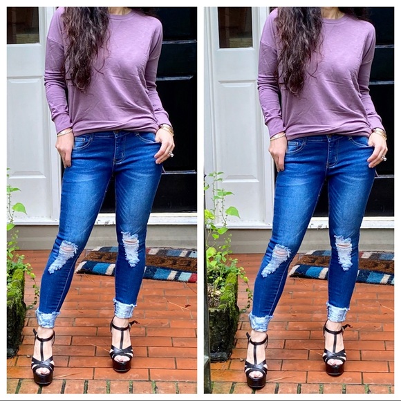 Fall Must Have Great fitting distressed jeans - Picture 4 of 6